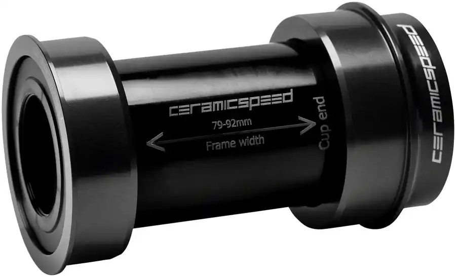 CeramicSpeed BBright Road Bottom Bracket - DUB Road Spindle Black  | Bikeparts.Com Hot Deal
