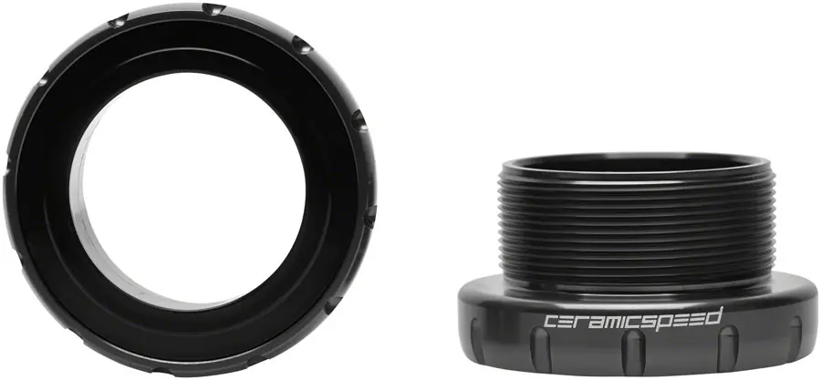 Genuine CeramicSpeed Italian Road Bottom Bracket - DUB Road Spindle Black  | Bikeparts.Com