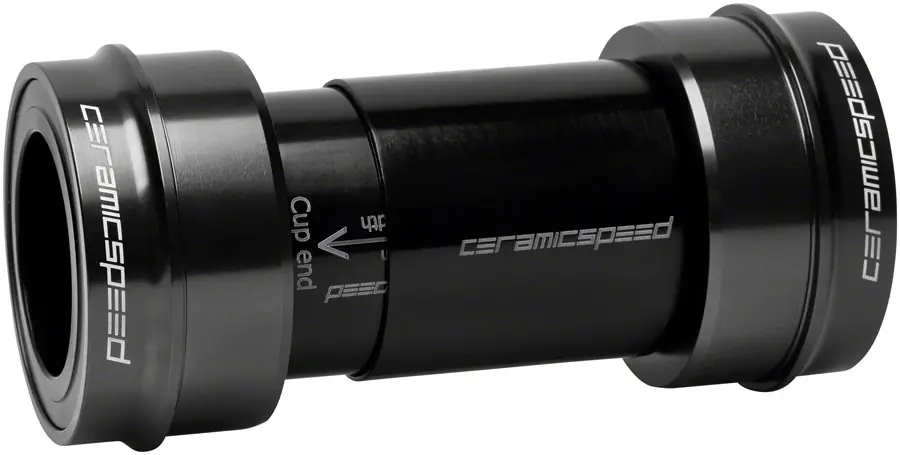 Same Day Shipping CeramicSpeed PF30 Road Bottom Bracket - DUB Road Spindle Coated Races Black  | Bikeparts.Com
