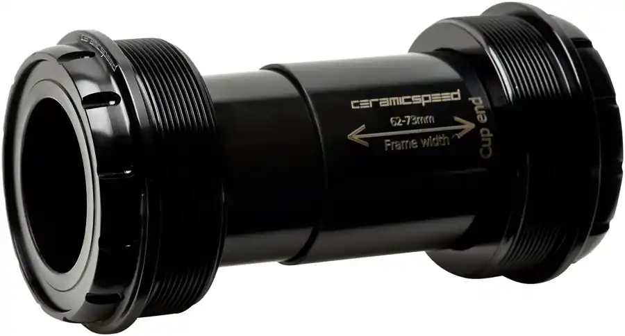 CeramicSpeed T47/73 Bottom Bracket - 30mm Spindle Coated Races Black  | Bikeparts.Com Warranty Included