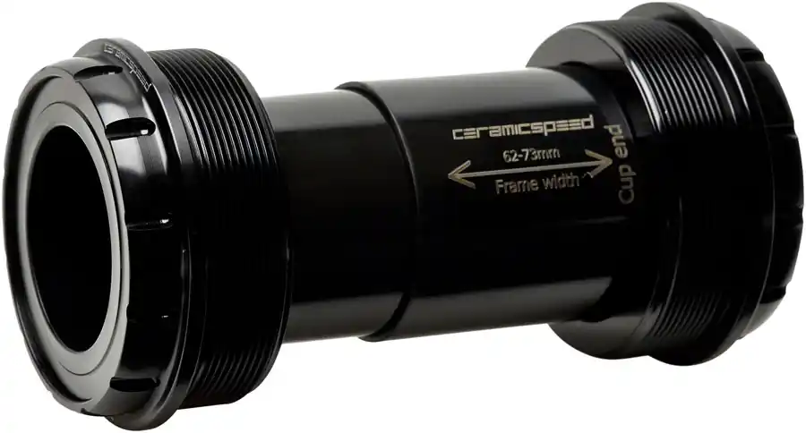 Final Sale CeramicSpeed T47/73 Bottom Bracket - SRAM DUB MTB Coated Races Black  | Bikeparts.Com
