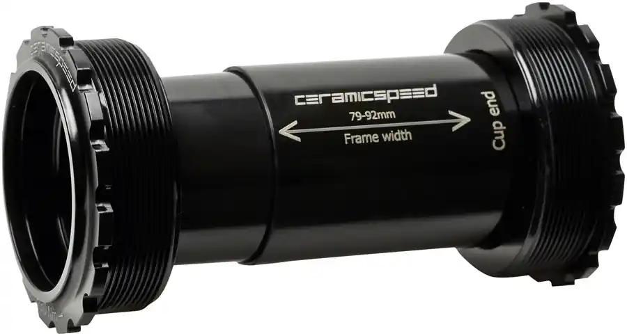 CeramicSpeed T47/86 Bottom Bracket - Campagnolo Ultra Torque Coated Races Black  | Bikeparts.Com Money Back Guarantee