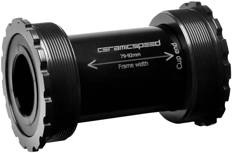 Next Day Delivery CeramicSpeed T47/86 Bottom Bracket - Shimano Coated Races Black  | Bikeparts.Com