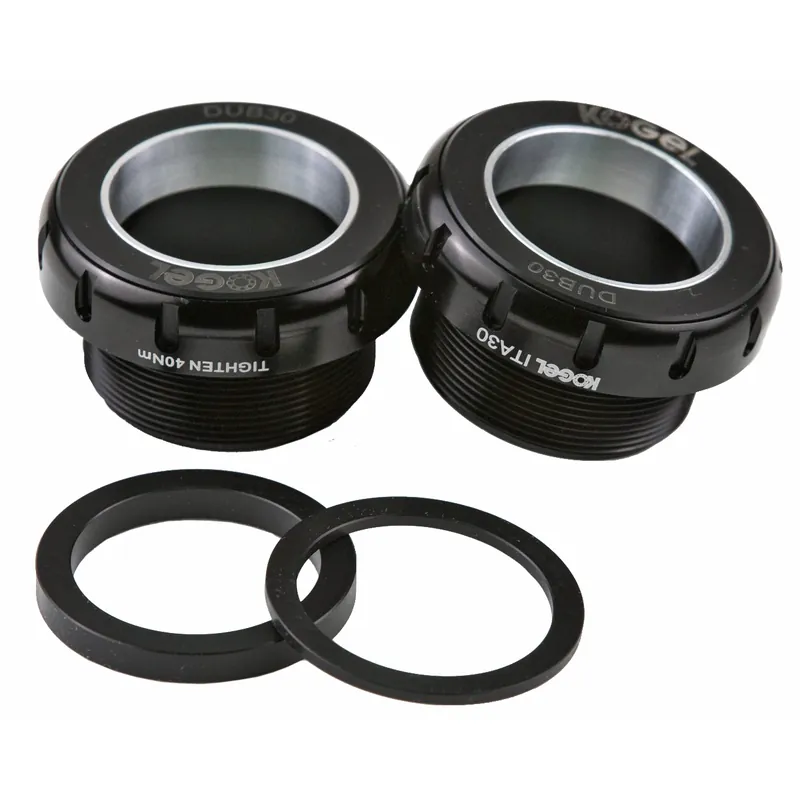 Price Cut Kogel Bearings ITA DUB (Road) Alloy Bottom Bracket - Black  | Bikeparts.Com