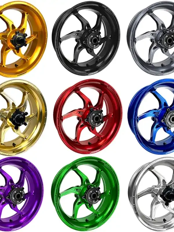 Authentic Coro Moto Wheels Apex-6 Suzuki GSX-R 600/750 2011-2024 (6" REAR WHEEL) Forged