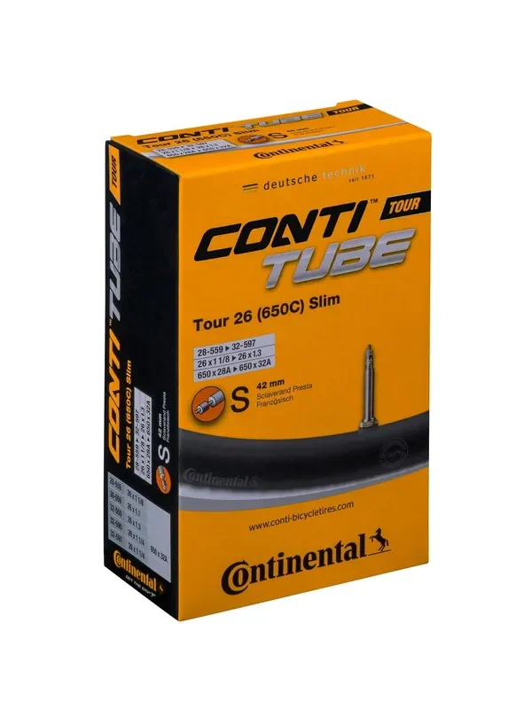 Continental Tour Tube - Presta 42Mm Valve: Black 26X1.10-1.30&quot Must Have