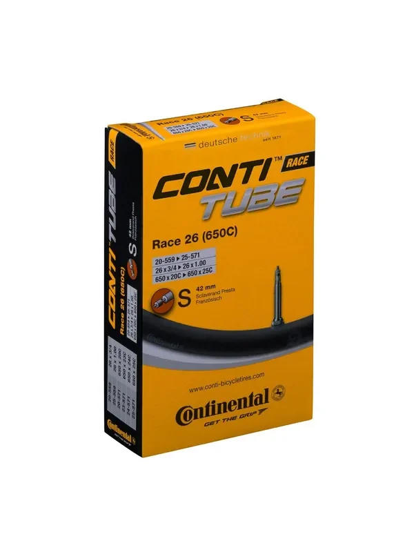 Continental Race Tube - Presta 42Mm Valve: Black 700X25-35C Special Discount