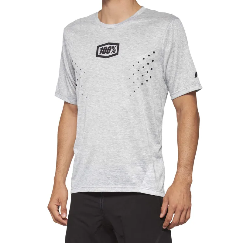 100% Airmatic Mesh Short Sleeve Jersey 2022 Grey XL One Day Deal