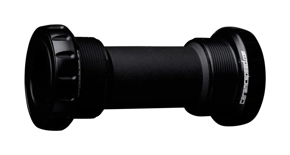 Premium CeramicSpeed BSA Shimano Road 24mm Coated Bottom Bracket (Black)
