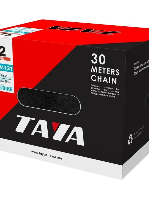 Time-Limited Taya e-Tolve-121 12 Speed Chain Silver 30m Workshop Roll