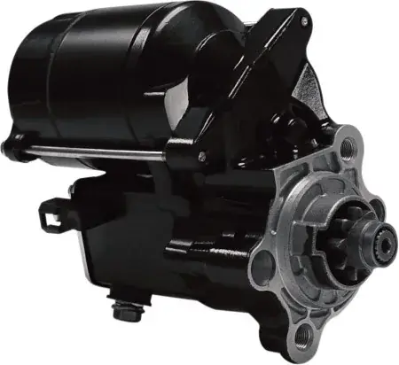 New Release Drag Specialties 1.4KW Starter In Black Finish For 1986-2022 Harley Davidson Sportster & XR1200 Motorcycles (80-1009)