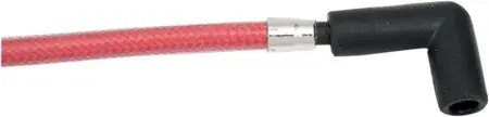 Magnum Braided Spark Plug Wires In Candy Apple Red For 1999-2017 Dyna Glide Motorcycles (2104-0031) Best Seller