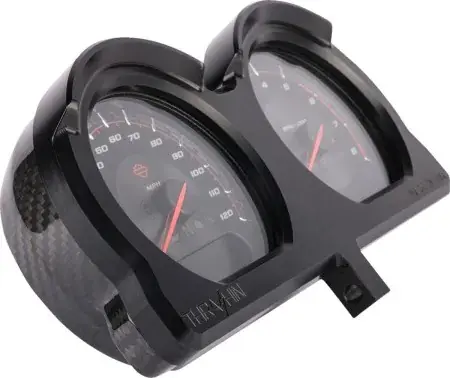 Thrashin Supply Co. Speedo Gauge Relocation Kit In Black For 2014-2023 Harley Davidson Road Glide (TSC-2707-1) Markdown