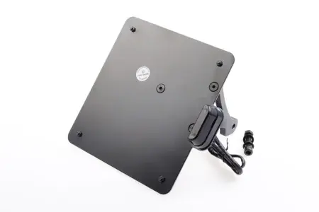 Cult Werk Side Mount License Plate Bracket Kit 180mm X 200mm in Black For Harley Davidson 2021-2025 Sportster S RH1250S Models (HD-SPS012-D) Exclusive
