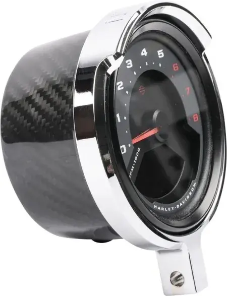 Thrashin Supply Co. Speedo Gauge Relocation Kit In Chrome For 2022-2025 Softail Low Rider S & 2025 Low Rider ST / Street Bob Models (TSC-2710-3) Genuine