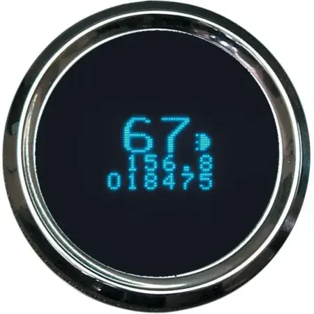 Must Have Dakota Digital Speedometer/Tachometer 3015 Aluminum 2-1/16 Inch in Chrome Finish (HLY-3015)