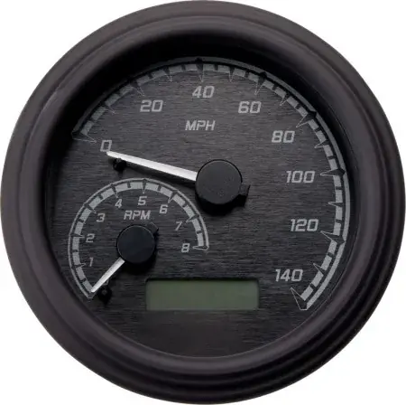 Dakota Digital MVX Series Analog Gauge Systems in Black/Gray/Black Finish For 2011-2017 FXST/FLST, 2012-2017 FXD/FXDWG And 2014-2016 FLHR Models (MVX-2011-KG-K) Latest