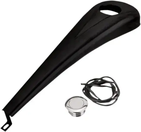 Paul Yaffe Bagger Nation Dash Kit For 6 Gallon Tank Steel in Gloss Black Powdercoat Finish For 2008-2017 FLHT/FLTR/FLHX and H-D FL Trike (Except FLRT) Models (DDK-S-08-OEM-B) Reduced Price