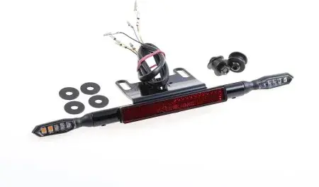 Cult Werk License Plate Kit Including 3 in 1 Lighting Unit & 180mm x 200mm License Plate For 2021-2025 Sportster S RH1250 Models (HD-SPS021-D) Buy Online