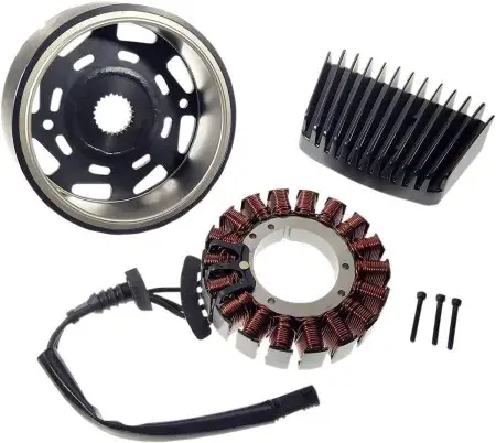 Drag Specialties Charging Kit With Black Regulator For 2017-2023 HD Touring Models (2112-1516) Discount