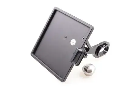 Last Chance Cult Werk 180 x 200mm Germany Side Mount License Plate Bracket With Slide In Frame For Harley Davidson 2013-2017 Softail Breakout Models (HD-BRO020-DF)
