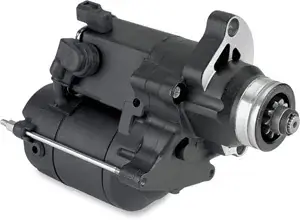 Compu Fire 1.6KW Twin Cam Starter In Black Finish For Harley Davidson 2006 Dyna & 2007-2017 Big Twin Motorcycles (53810) Warranty Included