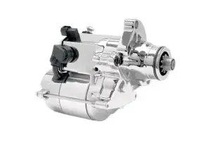 Compu Fire 1.6KW Twin Cam Starter In Chrome Finish For Harley Davidson 2006 Dyna & 2007-2017 Big Twin Motorcycles (53800) Weekend Sale