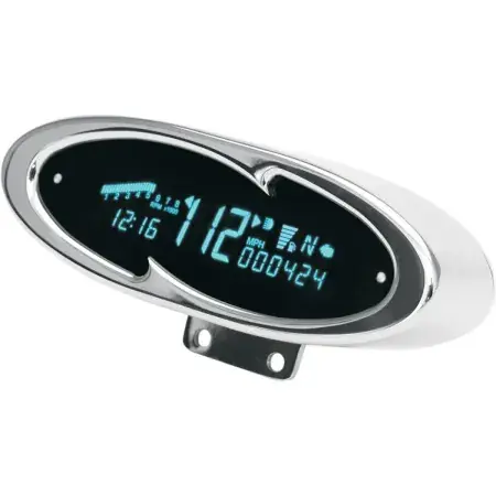 Dakota Digital Digital Information System 7000 Series in Chrome Finish Wave 6-1/2 Inch W x 2-1/4 Inch H (MCV-7100) Special Offer